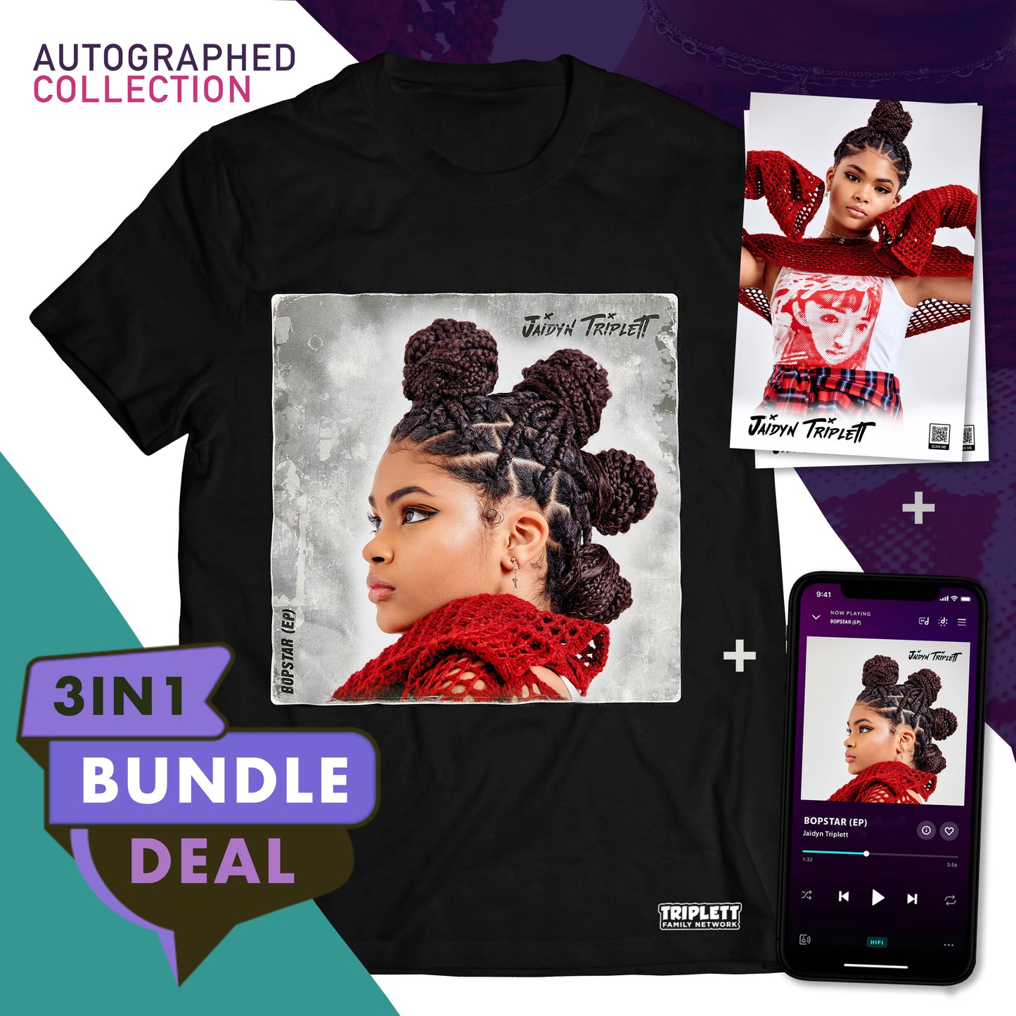 (LIMITED EDITION) AUTOGRAPHED BOPSTAR BUNDLE