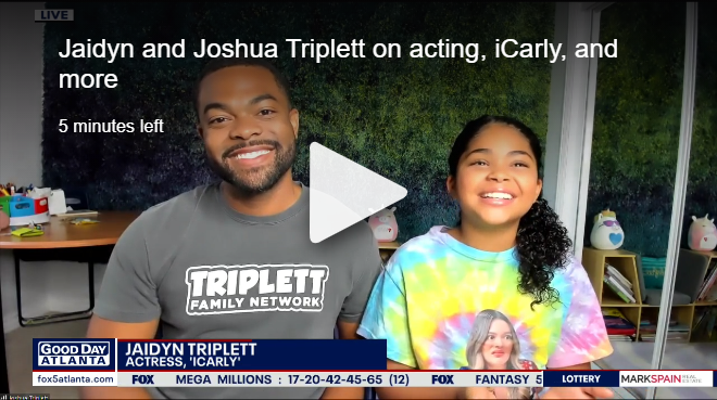 FOX5 ATLANTA | Jaidyn & Joshua Triplett on acting, iCarly, and more