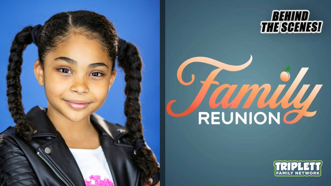 NETFLIX | JAIDYN TRIPLETT GUEST STAR AND BEHIND THE SCENES ON FAMILY REUNION